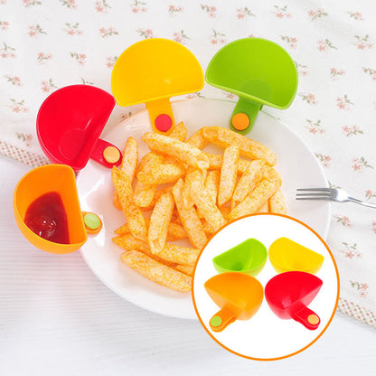 Support d'assiette pour bol à pince à trempette