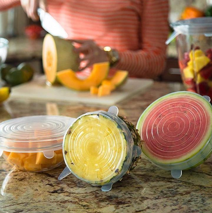 🔥6-Pieces Couvercles De Bol Silicone