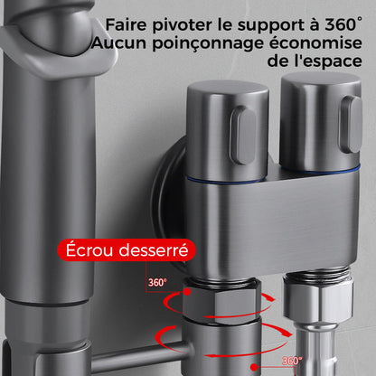 Mini douche à double commande