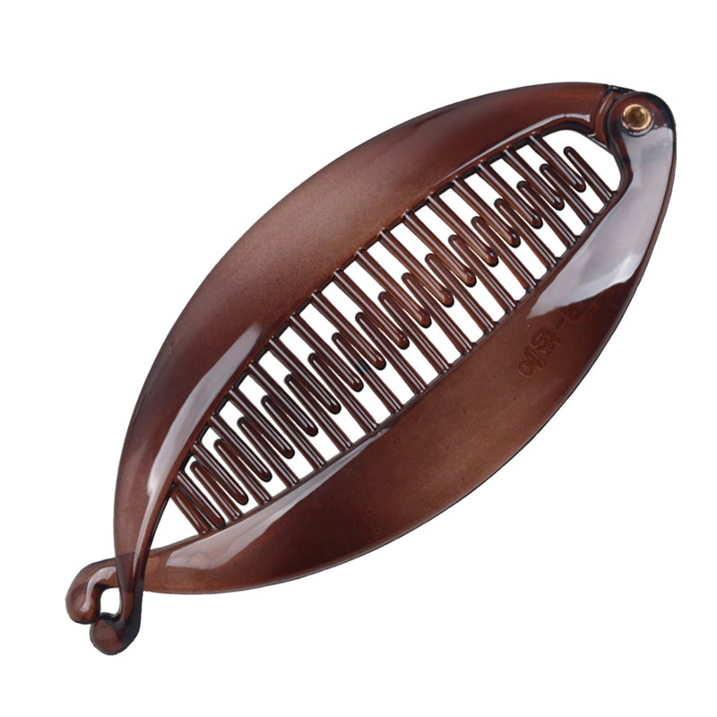 Nouvelle Conception Acétate Banane Motif Poignées de Cheveux